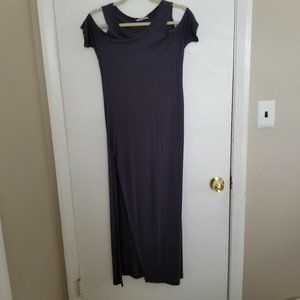 Bear Dance Cold Shoulder Tank Maxi Dress Size S